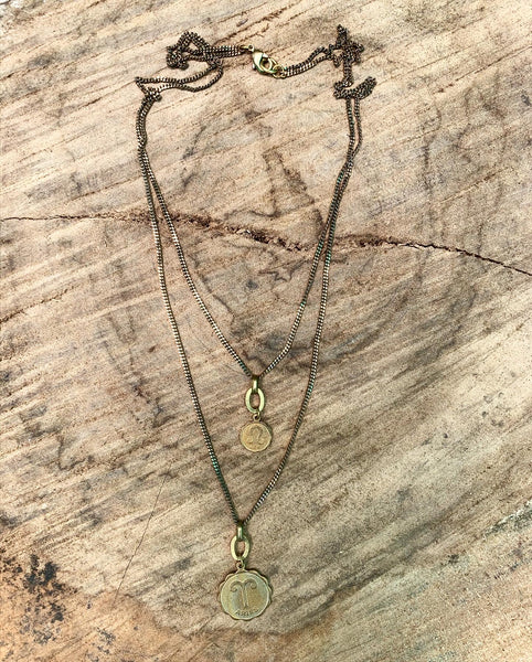 Libra - Small Zodiac Medallion