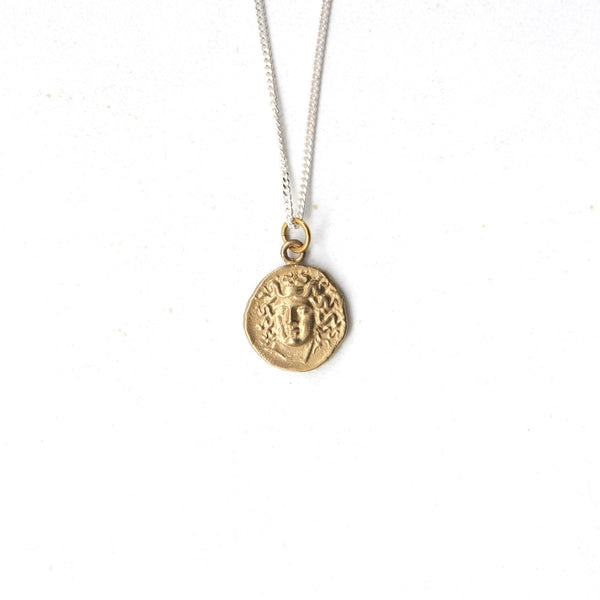 Ancient Greek Coin Medallion Necklaces. Larissa Horse Laborde Designs Handmade Jewelry