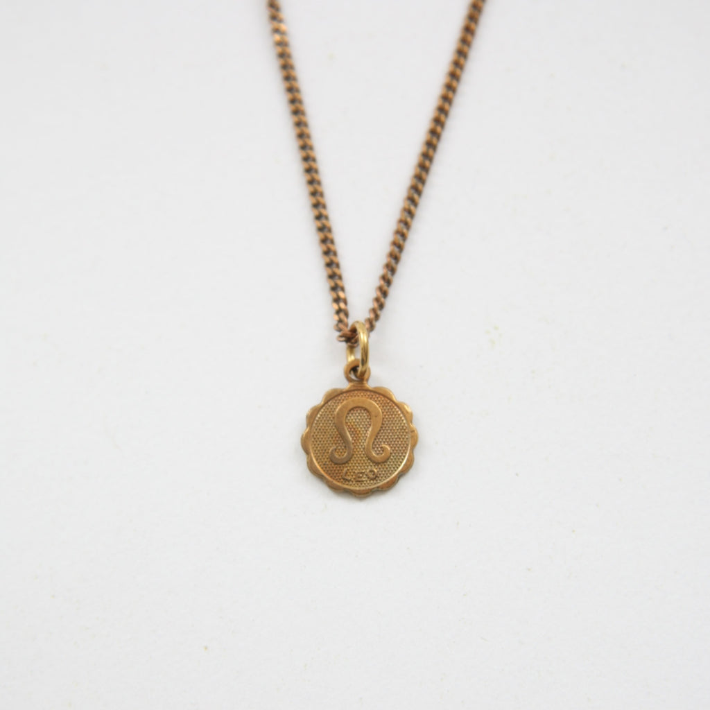 Leo - Small Zodiac Medallion