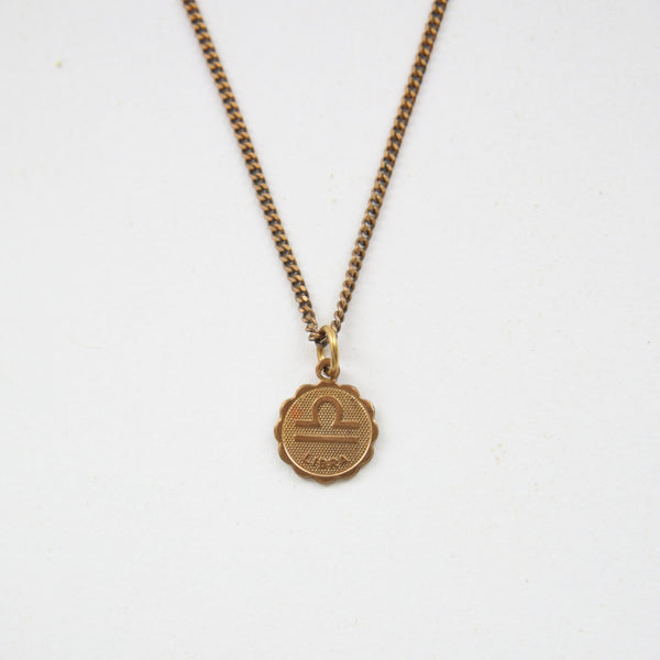 Libra - Small Zodiac Medallion