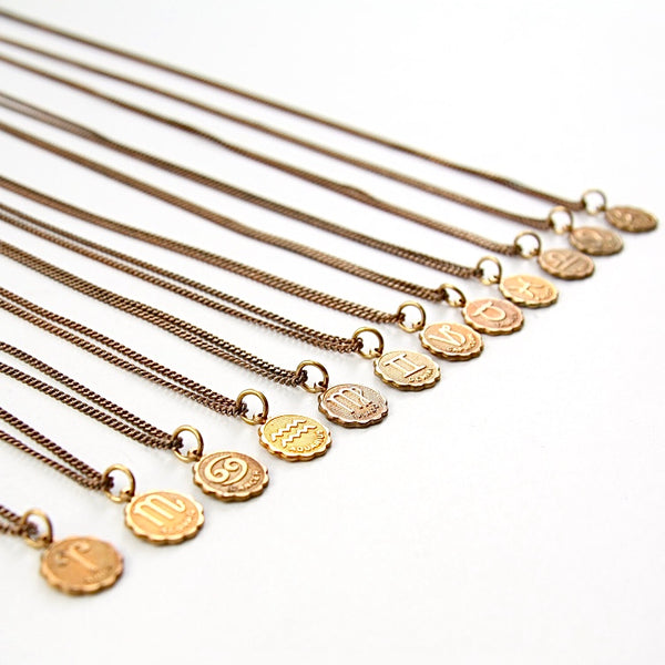 Libra - Small Zodiac Medallion