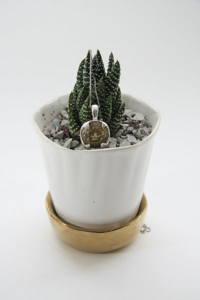 Vintage Canadian Medallion Necklace Ornate Crown Lifestyle