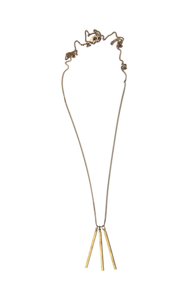 Laborde Designs Jewelry Masud Vintage Triple Bar Necklace