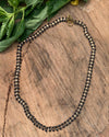 Laurel Wreath Black Collar Necklace