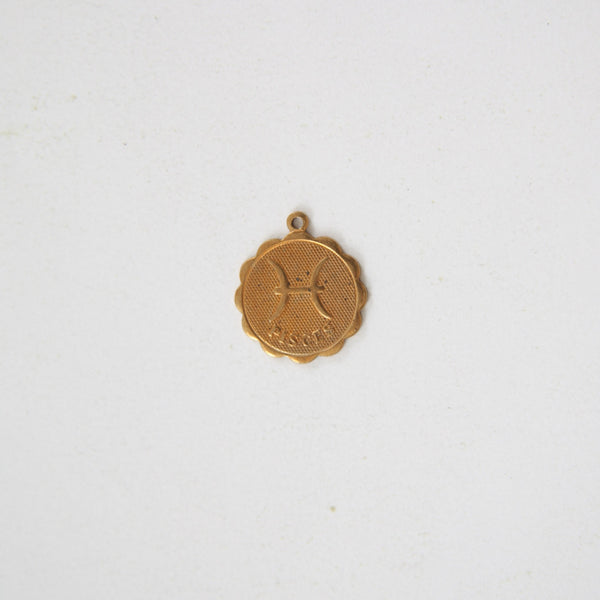 Pisces - Small Zodiac Medallion