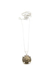 Vintage Canadian Medallion Necklace Ornate Crown Front