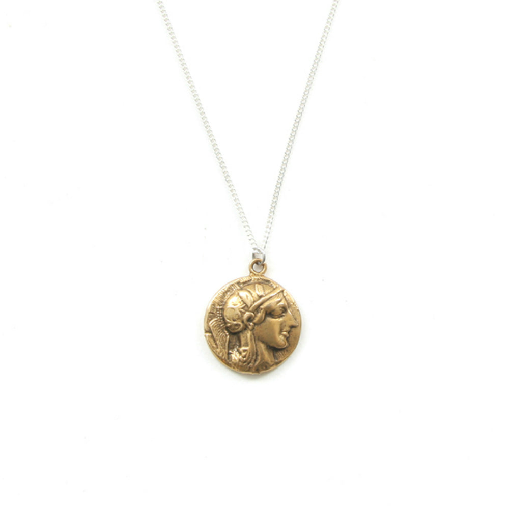 Exquisite Athena Ancient Coin Pendant Necklace Women Men - Temu