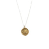 Ancient Greek Medallion Coin Necklace Angel Back