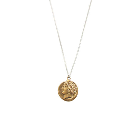 Ancient Greek Coin Medallion Necklaces. Larissa, Horse