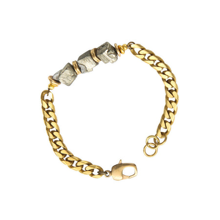Renenet Moostone Brass Bracelet