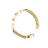Laborde Designs Jewelry Renenet Moostone Brass Bracelet
