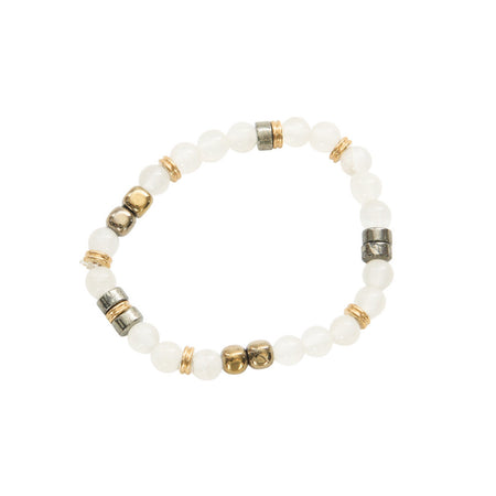 Renenet Moostone Brass Bracelet