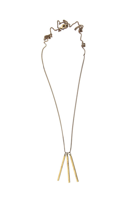 Odion Brass Charm Necklace